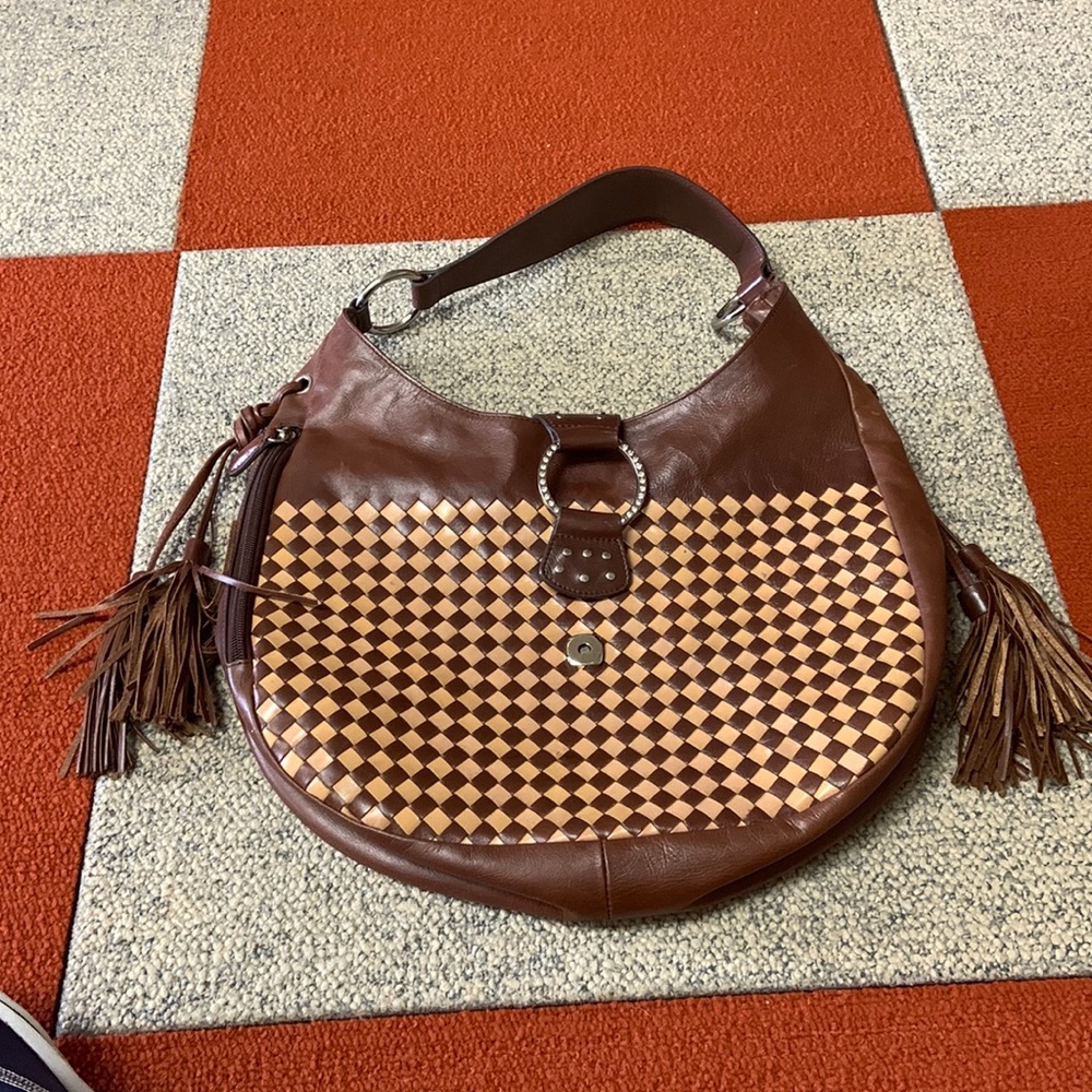 Sharif studio leather shoulder bag hobo